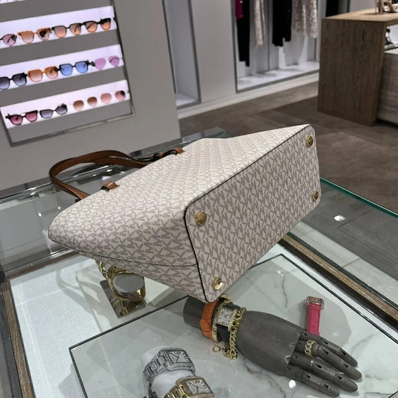 MICHAEL KORS BEDFORD MEDIUM LOGO TOTE BAG 30F2GBFT2B - Picture 6 of 12